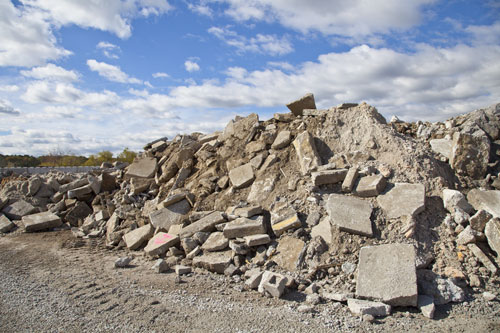 Action Supply can recycle your old concrete and asphalt