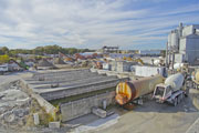 Action Supply concrete loading and recycling yard